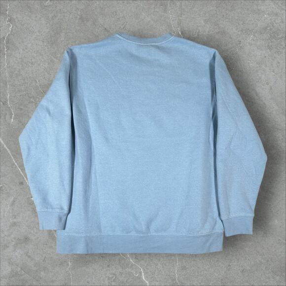 Quiksilver Y2K Surfwear Size XL Blue Surfing Pullover Fleece Crewneck Sweatshirt - Picture 2 of 6